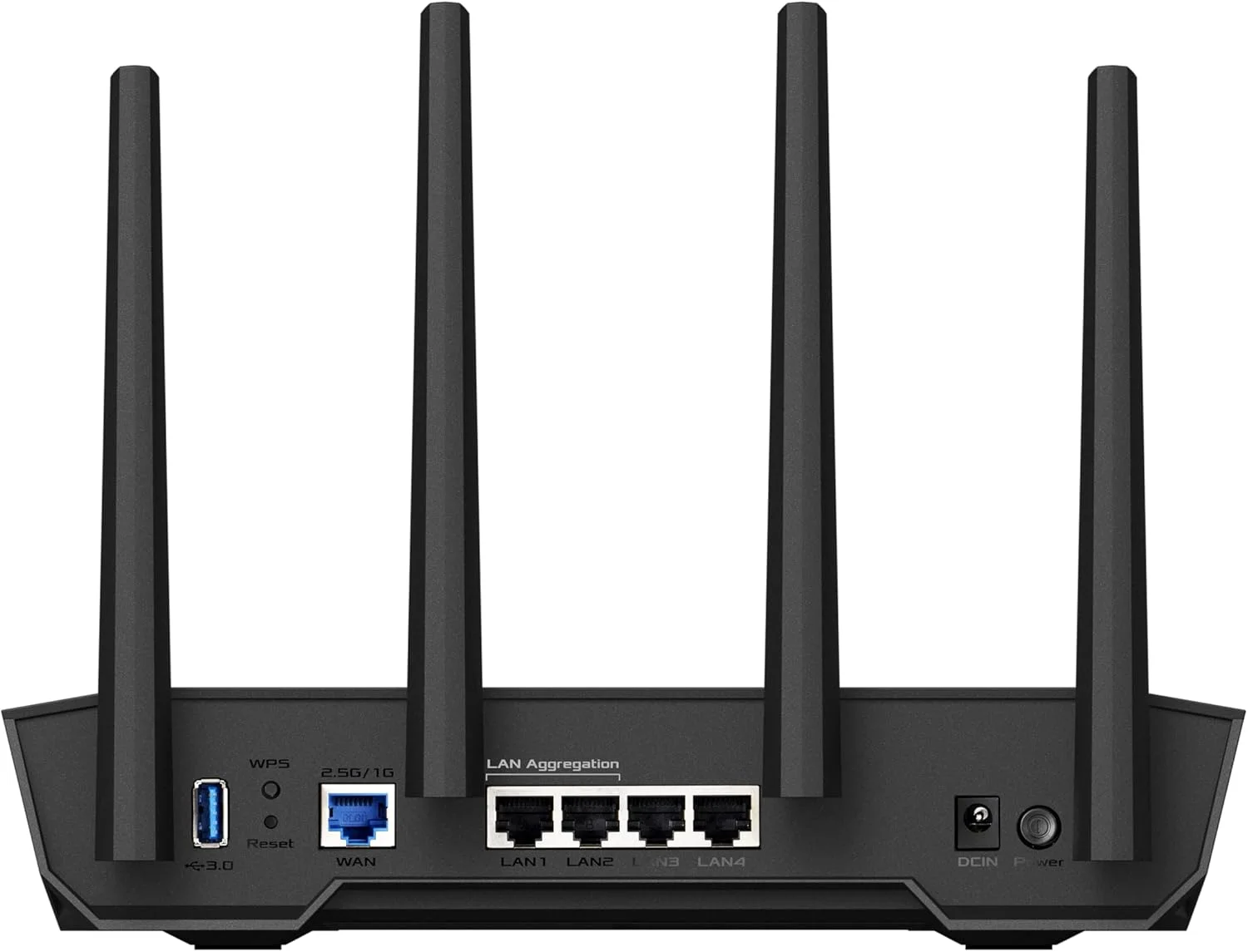 روتر گیمینگ ASUS TUF با WiFi 6 مدل (TUF-AX4200) - پورت اختصاصی گیمینگ، پورت دوگانه 2.5G، انتقال پورت 3 مرحله ای، روتر قابل توسعه با فناوری AiMesh، AiProtection Pro، VPN، Instant Guard