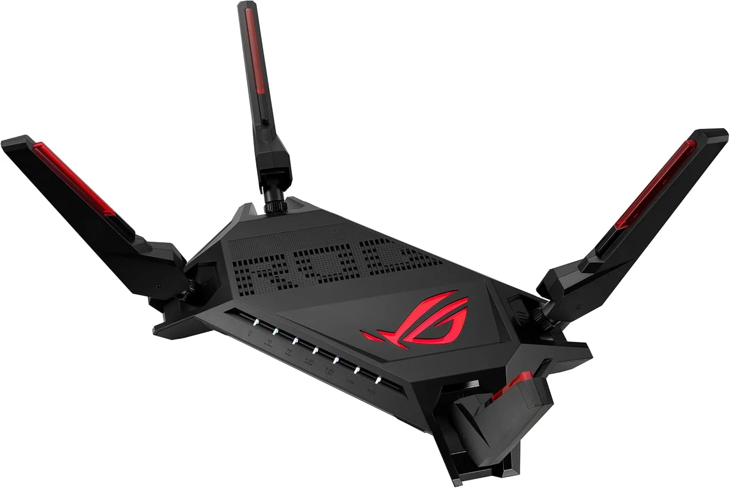 روتر گیمینگ دو بانده ASUS ROG Rapture GT-AX6000 WiFi 6، دارای دو پورت 2.5G، شتاب دهنده سه سطحی بازی، Aura RGB، سازگار با AiMesh - مشکی