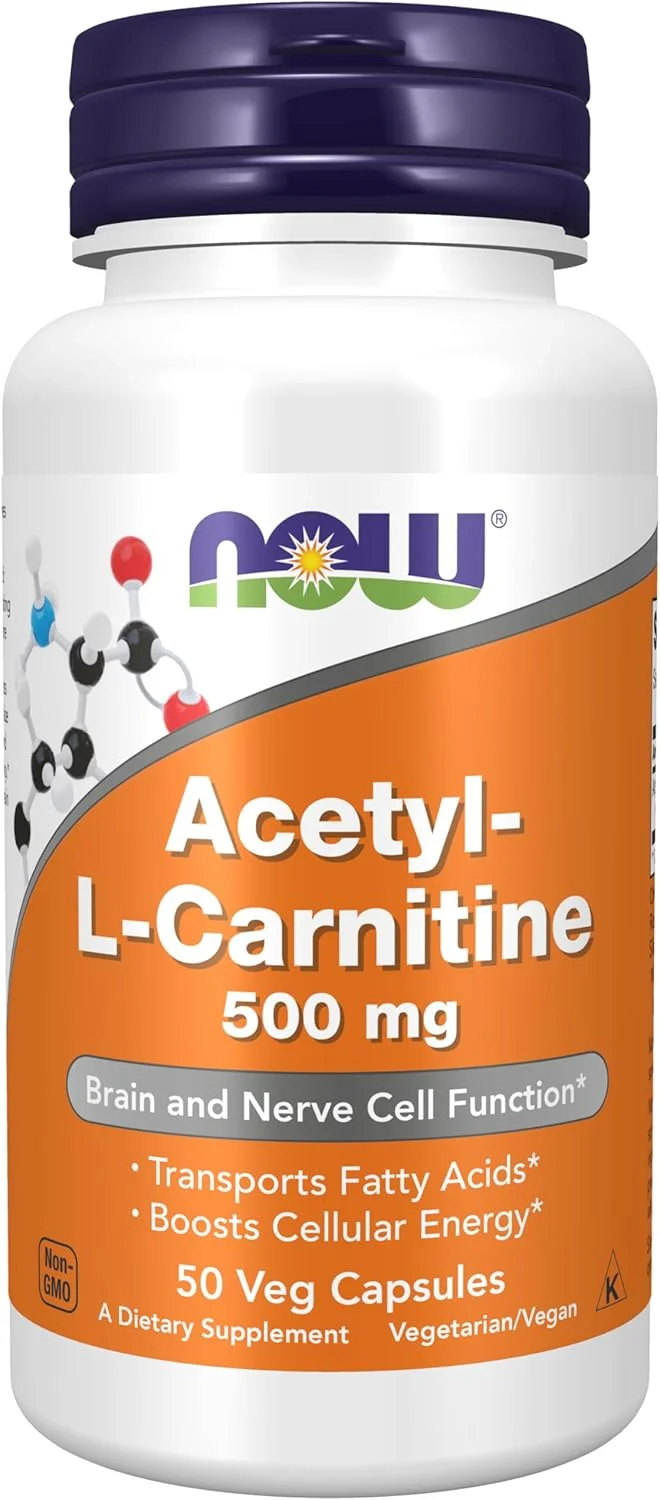 مکمل های ناو، استیل ال-کارنیتین 500 میلی گرم، اسید آمینه، 50 کپسول گیاهی