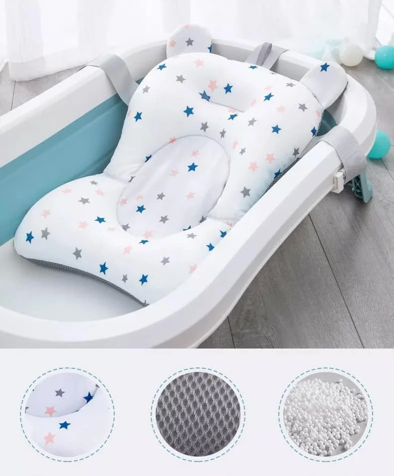 پد حمام نوزاد PREMIFY، کوسن شناور قابل تنظیم و ضد لغزش برای حمایت از نوزاد در حمام، بالش حمام نوزاد برای وان حمام، تشک صندلی وان برای حمایت از حمام نوزادان/نوزادان تازه متولد شده | سازمان دهندههای حمام، 0-12 ماه پد حمام نوزاد PREMIFY، کوسن شناور قابل تنظیم و ضد لغزش برای حمایت از نوزاد در حمام، بالش حمام نوزاد برای وان حمام، تشک صندلی وان برای حمایت از حمام نوزادان/نوزادان تازه متولد شده | سازمان دهندههای حمام، 0-12 ماه