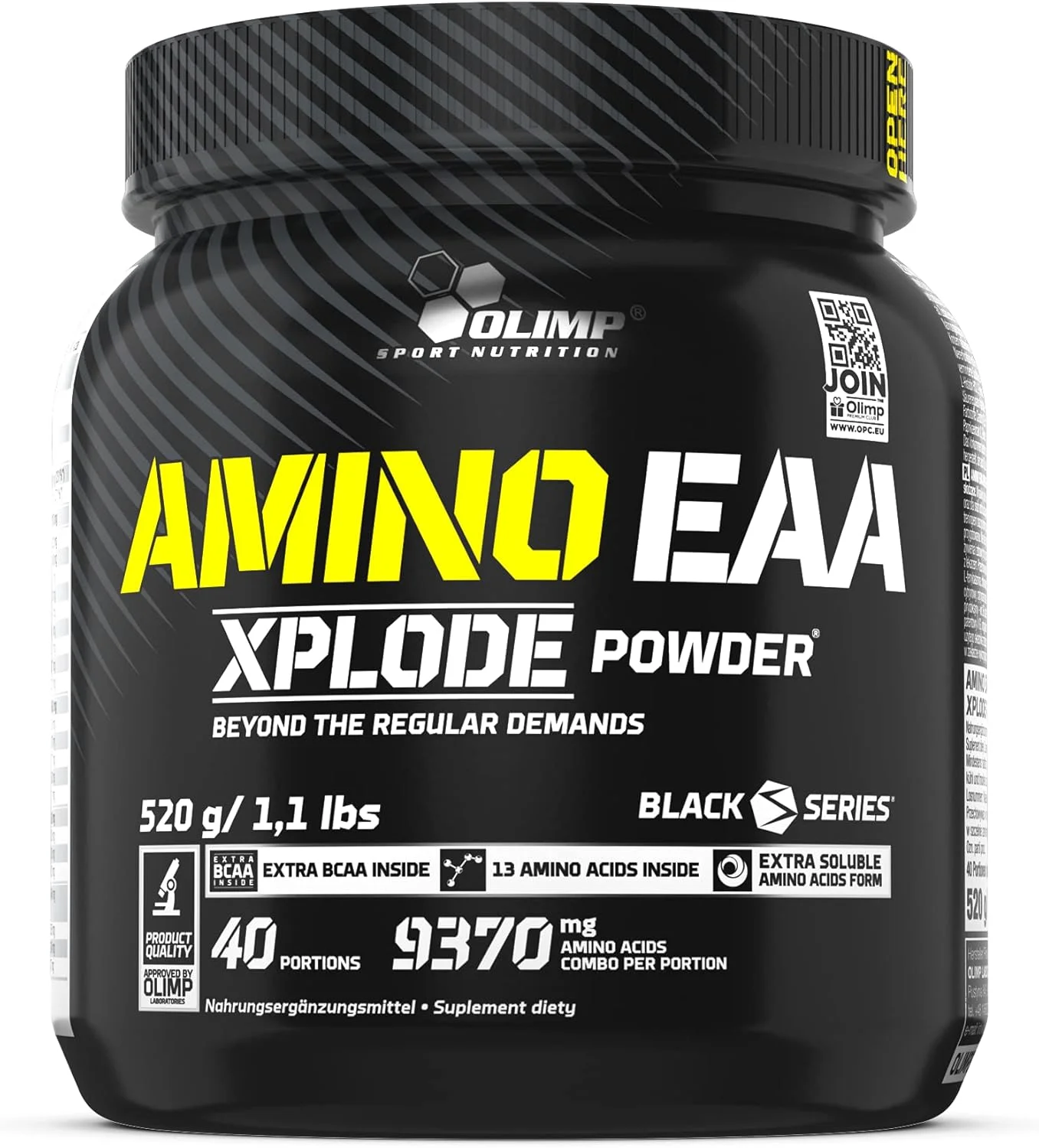 مکمل پودری آمینو EAA Xplode الیمپ اسپورت نوتریشن، 520 گرم، آناناس