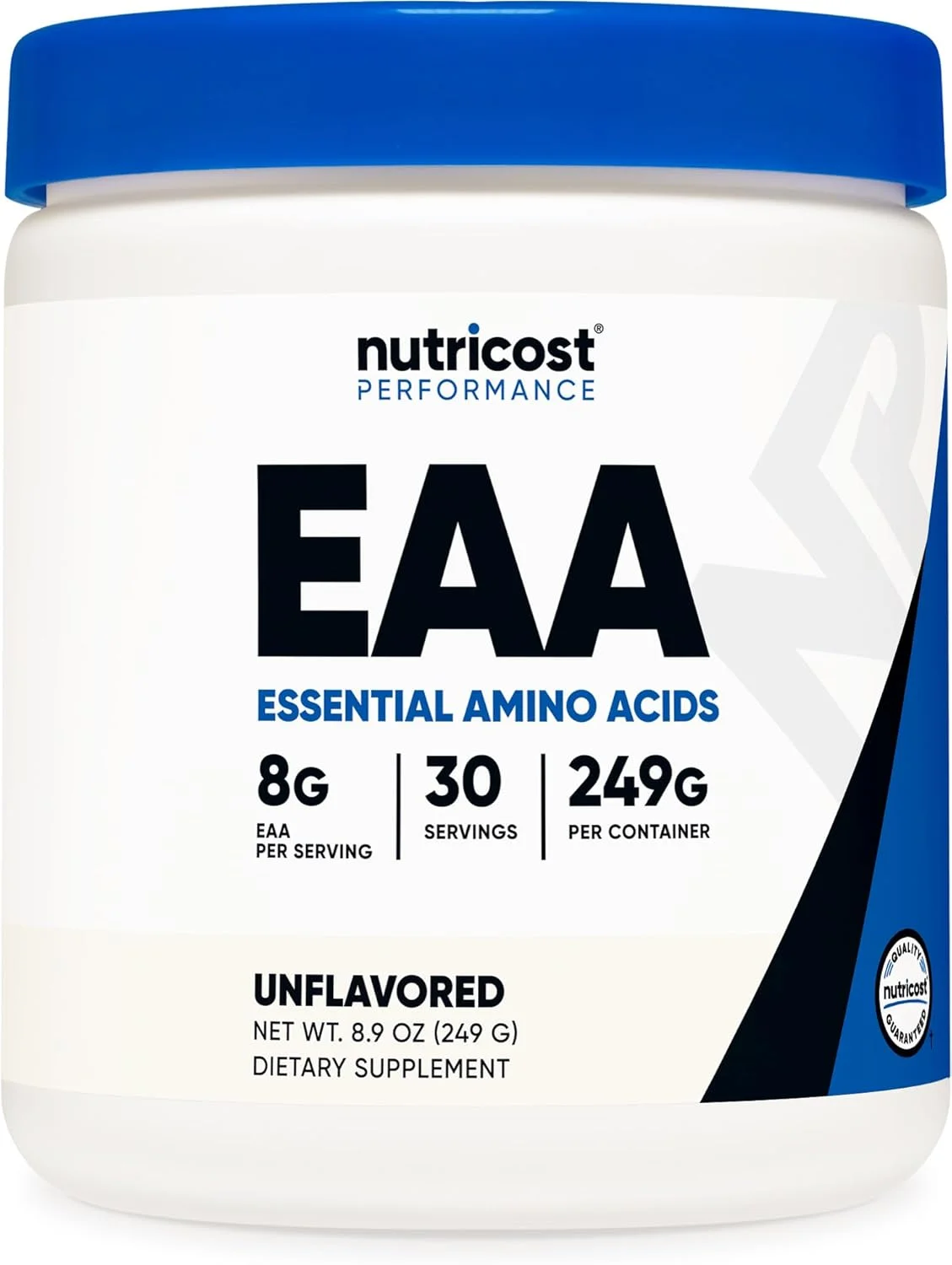 پودر EAA بدون طعم نوتری‌کاست، 30 سروینگ - آمینو اسیدهای ضروری - غیر GMO، بدون گلوتن، مناسب گیاهخواران