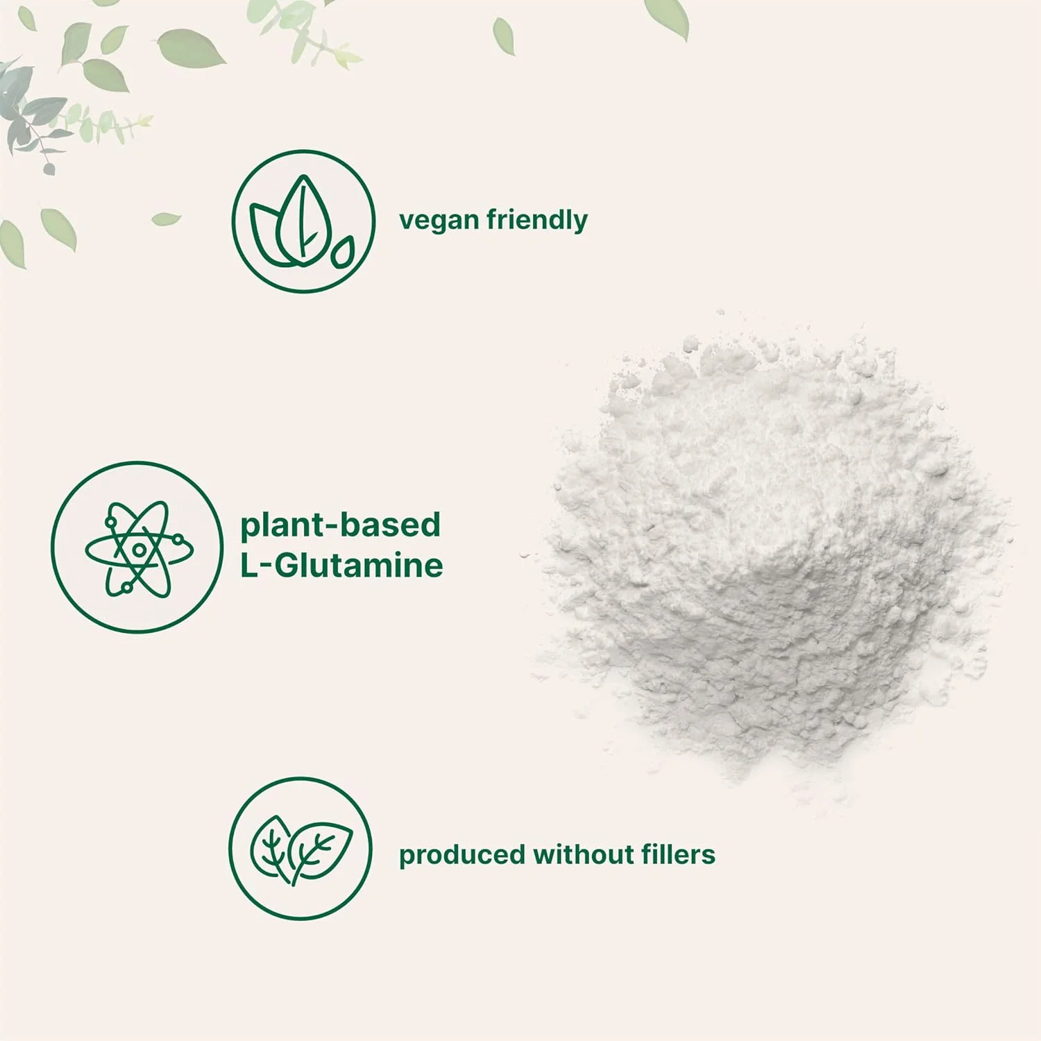 پودر ال-گلوتامین خالص آمینو طبیعی - تقویت توده عضلانی و ریکاوری (1 کیلوگرم / 2.2 پوند) وگان پودر ال-گلوتامین خالص آمینو طبیعی - تقویت توده عضلانی و ریکاوری (1 کیلوگرم / 2.2 پوند) وگان