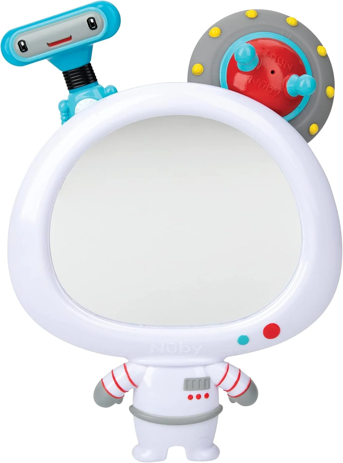 ست اسباب بازی آینه فضانورد نابی برای سرگرمی در حمام نوزادان و کودکان نوپا، 6 ماه به بالا، بدون فتالات