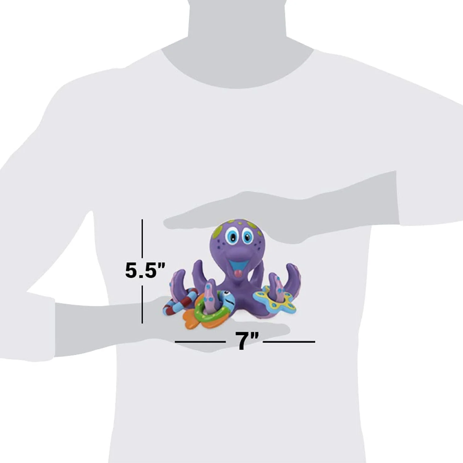 اسباب بازی حمام اختاپوس شناور نابی، یک عدد اسباب بازی حمام اختاپوس شناور نابی، یک عدد