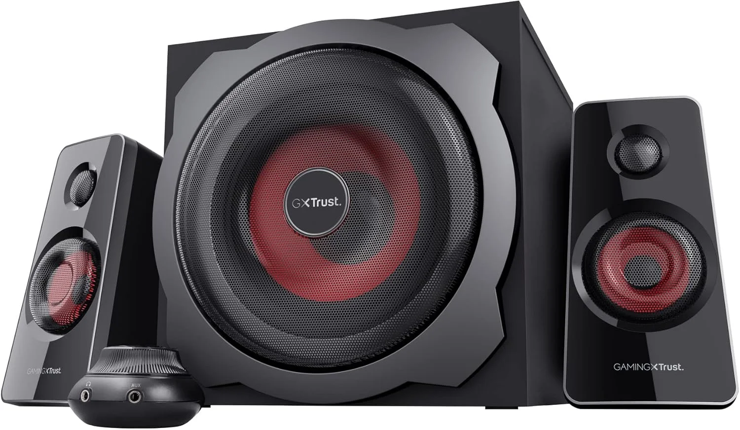 سیستم بلندگوی 2.1 تراست گیمینگ GXT 38 مشکی سیمی 60 وات
