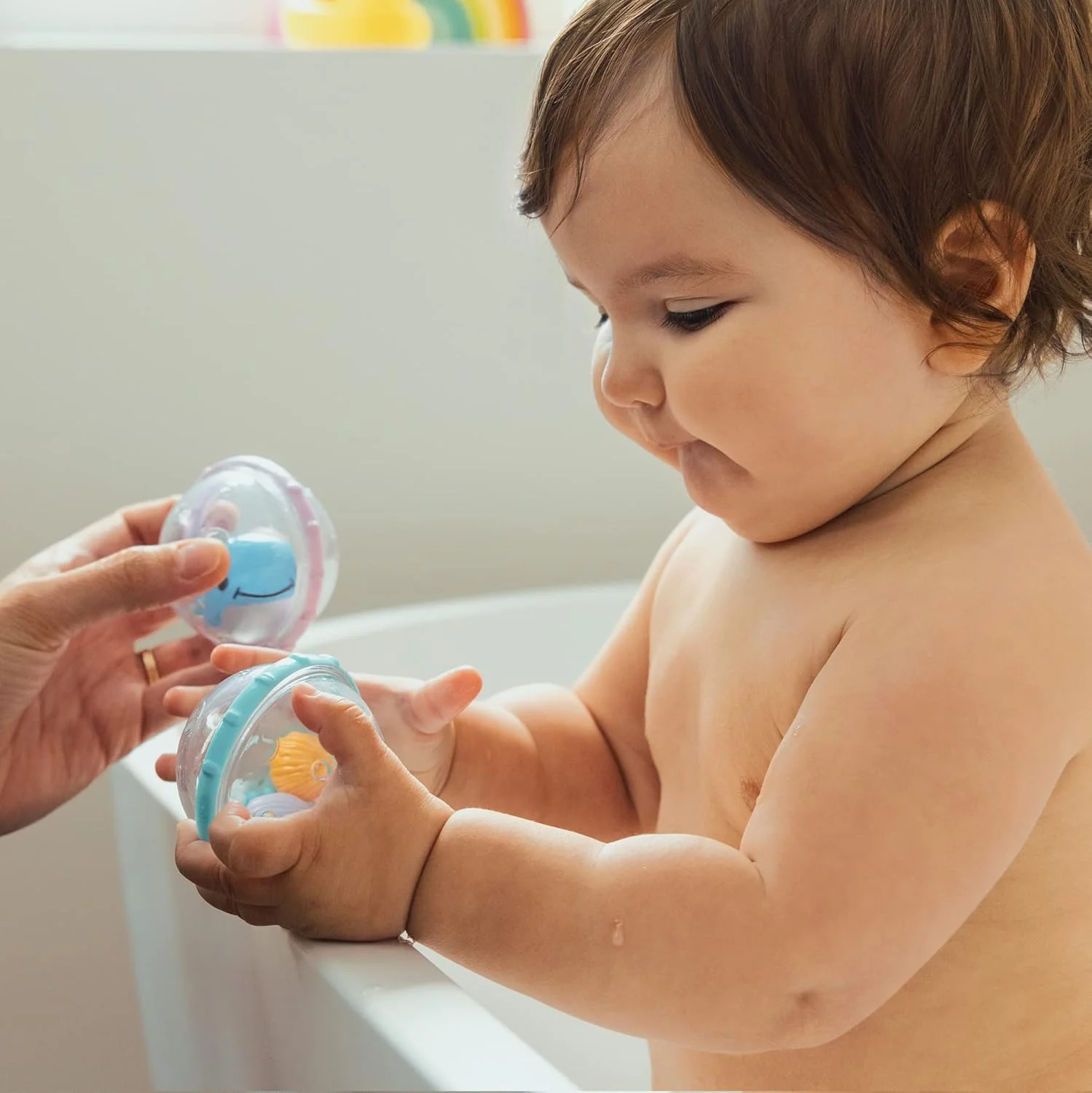 اسباب بازی حمام مانچکین مدل حباب های شناور و بازی، سرگرمی حمام، اسباب بازی رنگارنگ برای سرگرم نگه داشتن کودکان، نوزاد/کودک نوپا/کودکان، 4 ماه به بالا، بسته 2 عددی. اسباب بازی حمام مانچکین مدل حباب های شناور و بازی، سرگرمی حمام، اسباب بازی رنگارنگ برای سرگرم نگه داشتن کودکان، نوزاد/کودک نوپا/کودکان، 4 ماه به بالا، بسته 2 عددی.