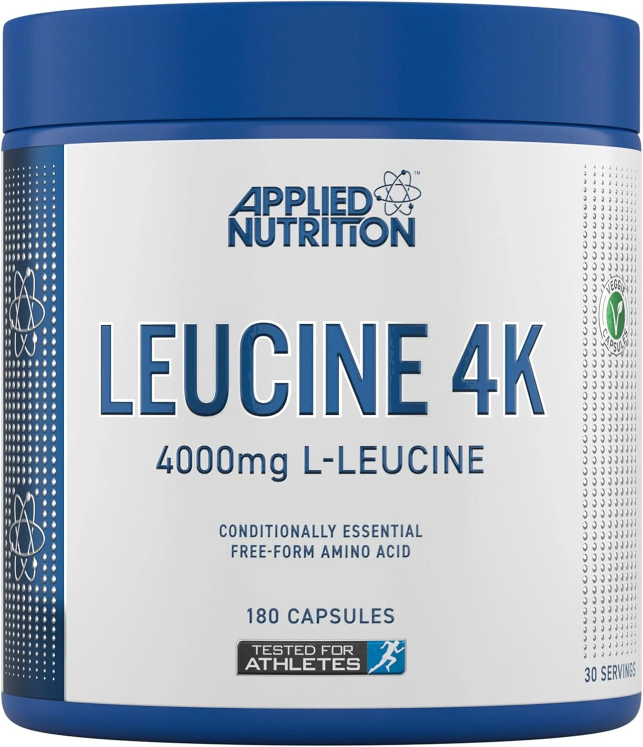 قرص های آمینو اسید لوسین 4K اپلاید نوتریشن - 400 میلی گرم ال-لوسین (180 قرص - 45 سروینگ)