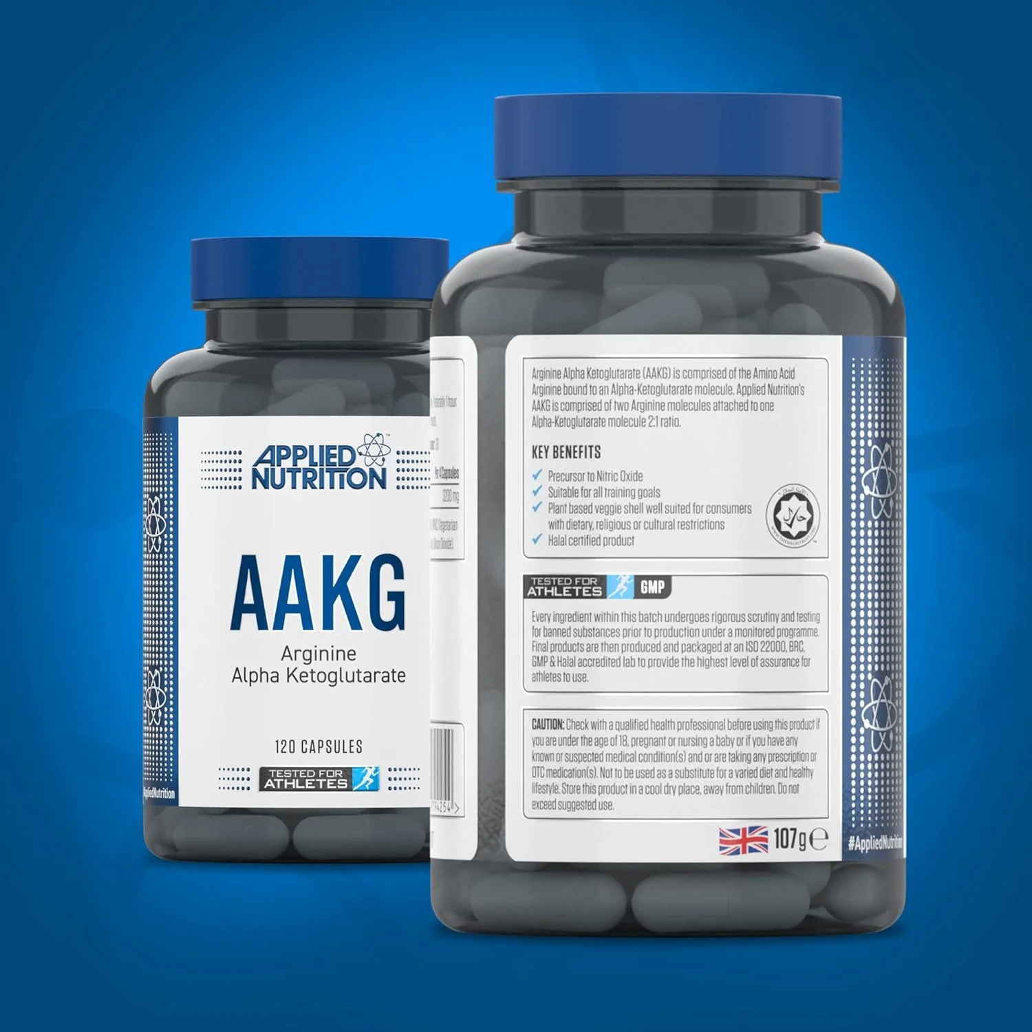 مکمل غذایی اپلاید نوتریشن AAKG ال آرژنین آلفا کتوگلوتارات آمینو اسید، افزایش قدرت و انرژی، مکمل تقویت کننده قبل از تمرین - 120 کپسول مکمل غذایی اپلاید نوتریشن AAKG ال آرژنین آلفا کتوگلوتارات آمینو اسید، افزایش قدرت و انرژی، مکمل تقویت کننده قبل از تمرین - 120 کپسول