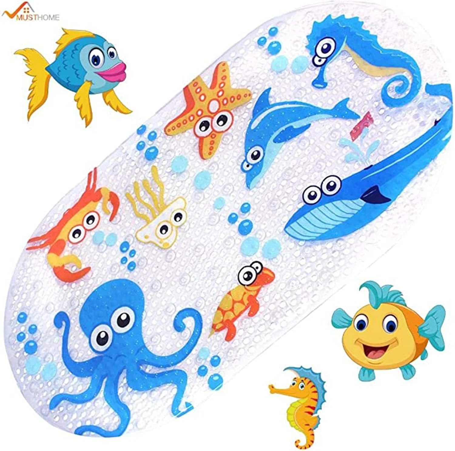 تشک حمام کودک KASTWAVE، 39cmx69cm، تشک حمام ضد لغزش PVC برای کودکان نوپا، تشک وان حمام، تشک دوش ضد لغزش و ضد کپک تشک حمام کودک KASTWAVE، 39cmx69cm، تشک حمام ضد لغزش PVC برای کودکان نوپا، تشک وان حمام، تشک دوش ضد لغزش و ضد کپک