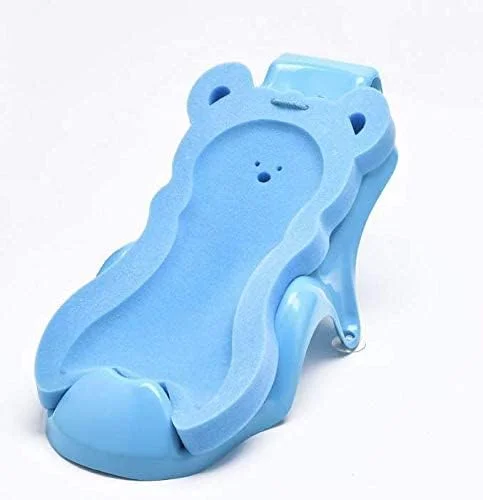 نگهدارنده حمام نوزاد، تخت غیر لغزنده، بالشتک اسفنجی دوش کودک، تشک حمام کارتونی، پد حمام نوزاد