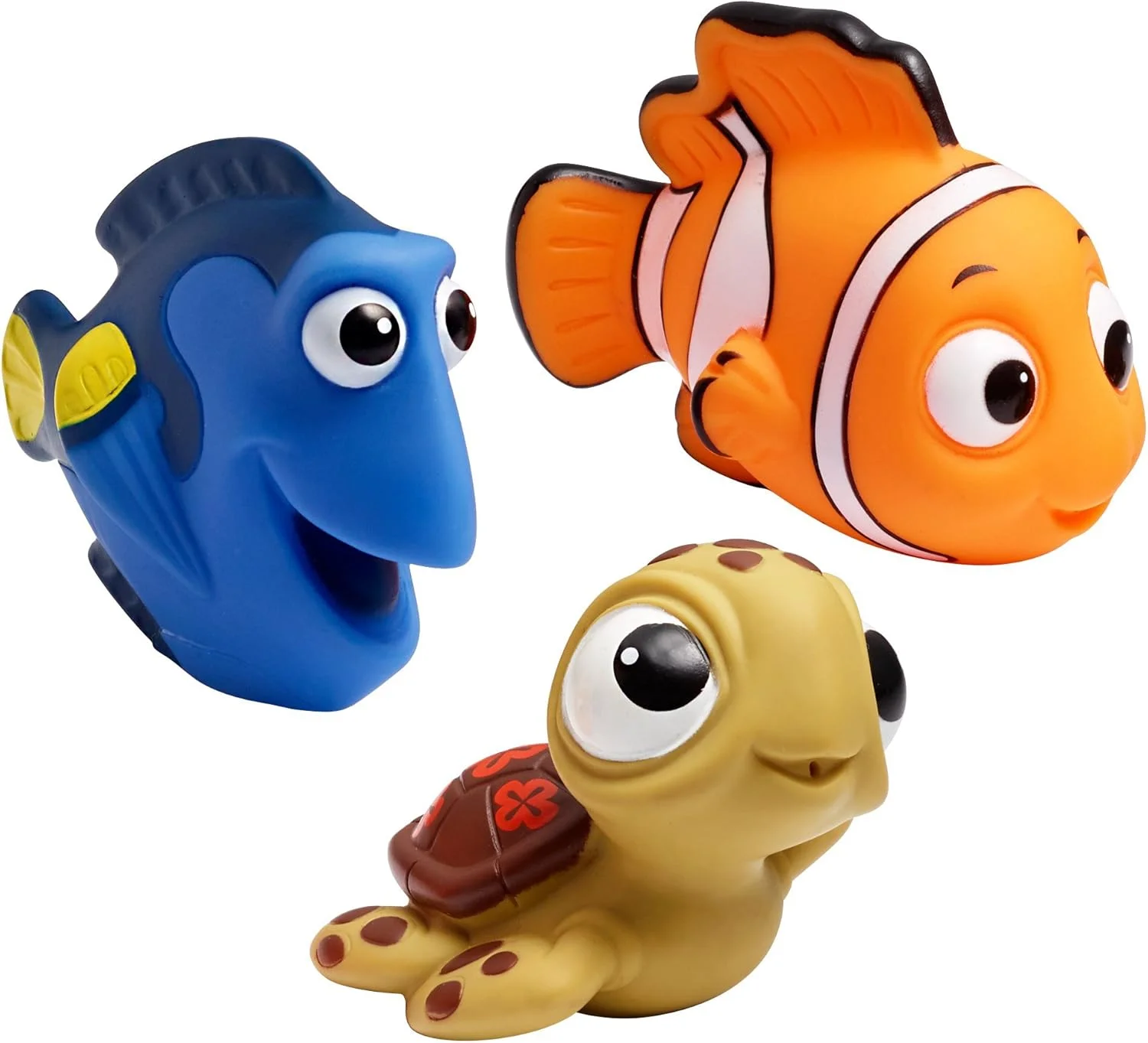 اسباب بازی های حمام دیزنی Finding Nemo برند فرست یرز - دوری، نمو و اسکوئرت - اسباب بازی های فواره ای حمام کودک برای بازی حسی - 3 عدد