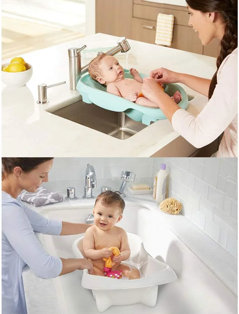 وان حمام نوزاد فرست یرز مدل 4 در 1 - وان حمام کودک قابل تبدیل برای نوزادان، کودکان نوپا - لوازم ضروری حمام نوزاد - مناسب برای 0 ماه به بالا وان حمام نوزاد فرست یرز مدل 4 در 1 - وان حمام کودک قابل تبدیل برای نوزادان، کودکان نوپا - لوازم ضروری حمام نوزاد - مناسب برای 0 ماه به بالا