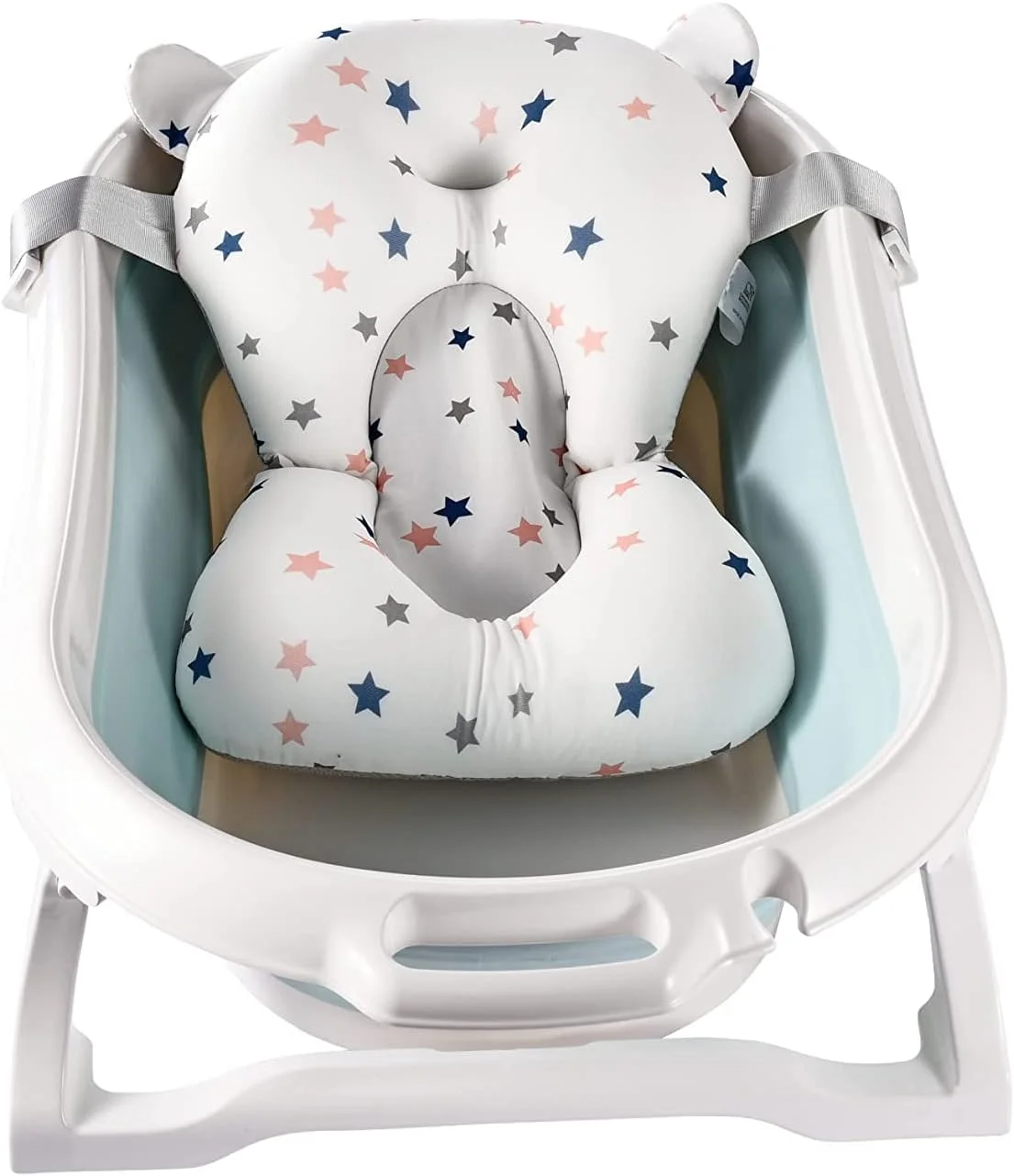 تشک حمام نوزاد اکسفور، بالشتک شناور و قابل تنظیم ضد لغزش برای حمام نوزاد، بالش حمام کودک برای وان حمام، تشک صندلی وان برای حمایت از حمام نوزاد/کودک | سازمان دهنده های حمام، 0-12 ماه تشک حمام نوزاد اکسفور، بالشتک شناور و قابل تنظیم ضد لغزش برای حمام نوزاد، بالش حمام کودک برای وان حمام، تشک صندلی وان برای حمایت از حمام نوزاد/کودک | سازمان دهنده های حمام، 0-12 ماه