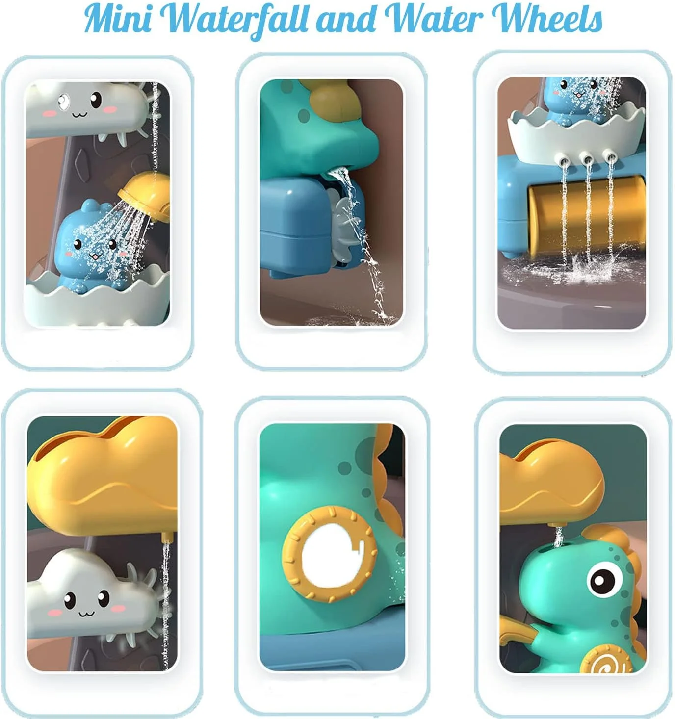 اسباب بازی های حمام خانگی DIY برای کودکان نوپا 1 2 3 ساله دختر و پسر، اسباب بازی آب پاش آبشار با 3 عدد فنجان مکش قوی، مجموعه اسباب بازی های وان حمام کودک برای کودکان نوپا اسباب بازی های حمام خانگی DIY برای کودکان نوپا 1 2 3 ساله دختر و پسر، اسباب بازی آب پاش آبشار با 3 عدد فنجان مکش قوی، مجموعه اسباب بازی های وان حمام کودک برای کودکان نوپا