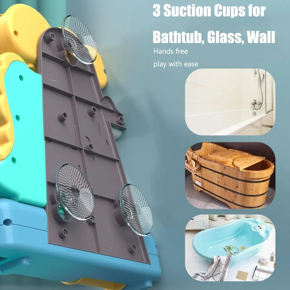 اسباب بازی های حمام خانگی DIY برای کودکان نوپا 1 2 3 ساله دختر و پسر، اسباب بازی آب پاش آبشار با 3 عدد فنجان مکش قوی، مجموعه اسباب بازی های وان حمام کودک برای کودکان نوپا اسباب بازی های حمام خانگی DIY برای کودکان نوپا 1 2 3 ساله دختر و پسر، اسباب بازی آب پاش آبشار با 3 عدد فنجان مکش قوی، مجموعه اسباب بازی های وان حمام کودک برای کودکان نوپا