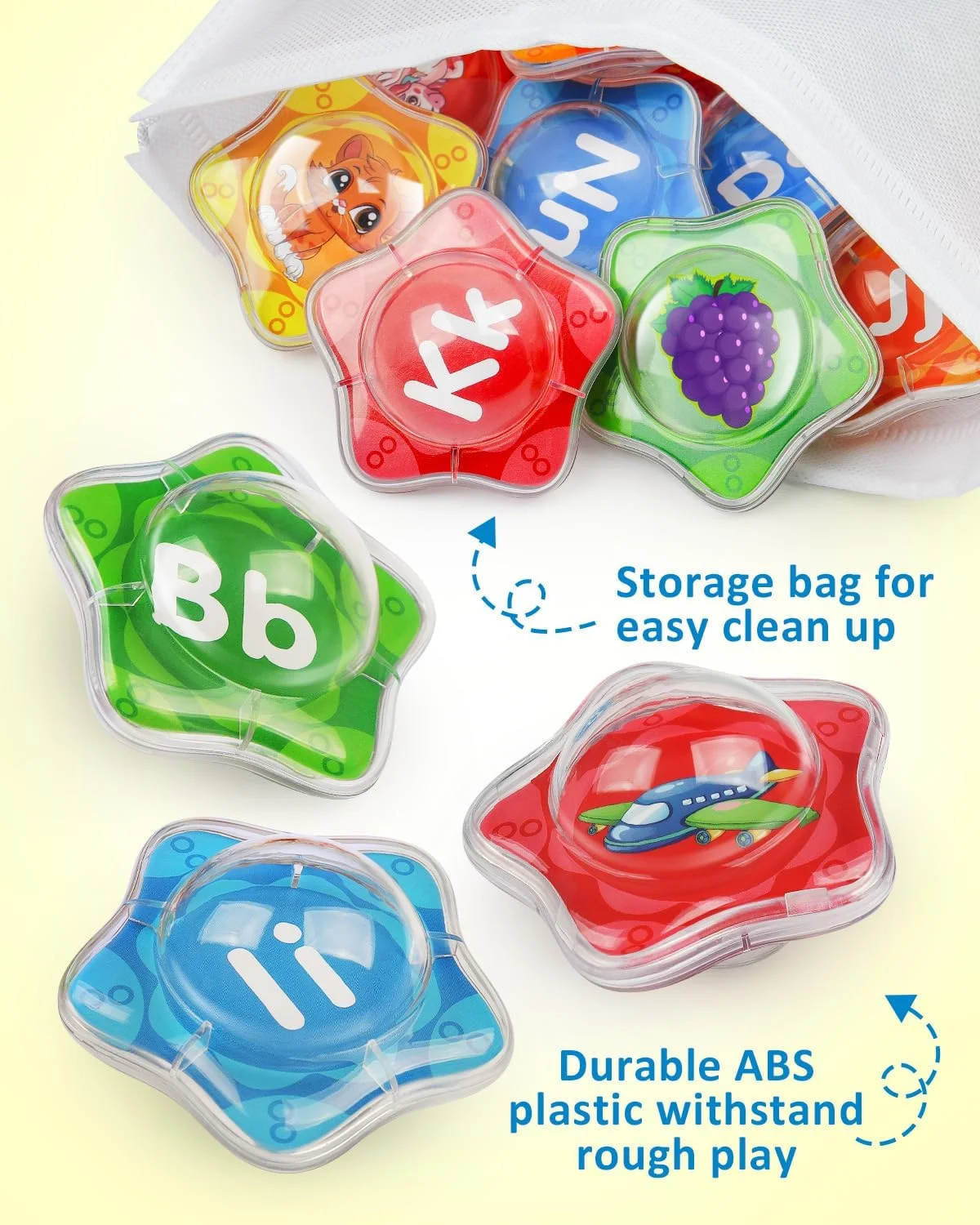 اسباب بازی های حمام ستاره دریایی شناور Coogam، مجموعه 26 عددی حروف الفبا برای وان حمام، اسباب بازی استخر آبی آموزشی مونته سوری، فعالیت های یادگیری اسباب بازی دوش، هدیه برای کودکان پیش دبستانی 2 3 4 5 ساله اسباب بازی های حمام ستاره دریایی شناور Coogam، مجموعه 26 عددی حروف الفبا برای وان حمام، اسباب بازی استخر آبی آموزشی مونته سوری، فعالیت های یادگیری اسباب بازی دوش، هدیه برای کودکان پیش دبستانی 2 3 4 5 ساله