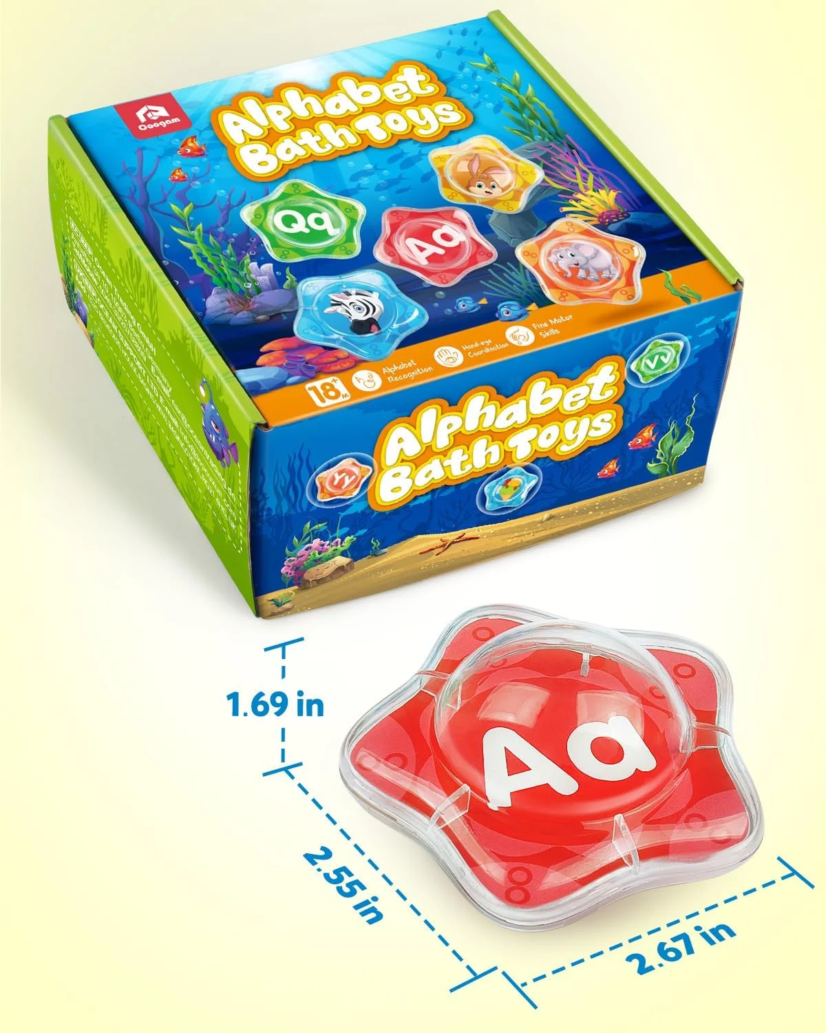 اسباب بازی های حمام ستاره دریایی شناور Coogam، مجموعه 26 عددی حروف الفبا برای وان حمام، اسباب بازی استخر آبی آموزشی مونته سوری، فعالیت های یادگیری اسباب بازی دوش، هدیه برای کودکان پیش دبستانی 2 3 4 5 ساله اسباب بازی های حمام ستاره دریایی شناور Coogam، مجموعه 26 عددی حروف الفبا برای وان حمام، اسباب بازی استخر آبی آموزشی مونته سوری، فعالیت های یادگیری اسباب بازی دوش، هدیه برای کودکان پیش دبستانی 2 3 4 5 ساله