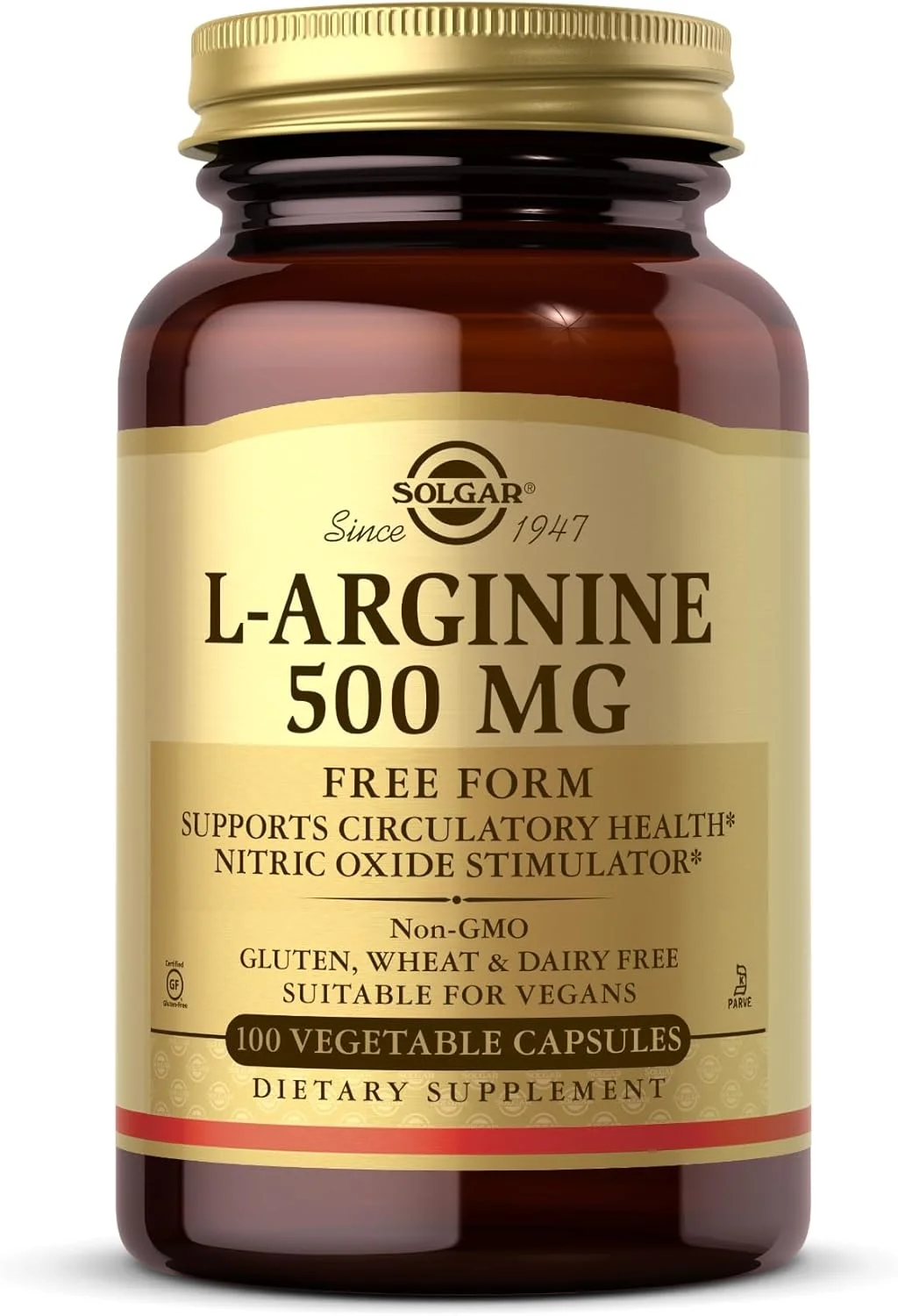 سولگار ال-آرژنین 500 میلی گرم کپسول گیاهی، 100 عدد