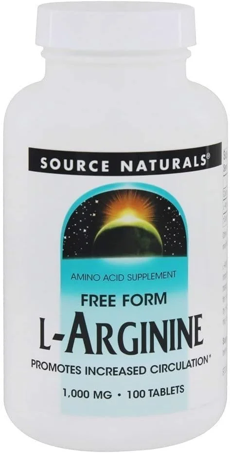 ال-آرژنین 1000 میلی گرمی Source Naturals، 100 قرص