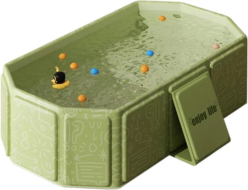 وان حمام کودک، وان حمام قابل حمل کودک، وان حمام تاشو سریع و غیر بادی، صرفه جویی در فضا، وان حمام بادوام کودک برای نوزادان و کودکان نوپا 0 تا 8 ساله (سبز) وان حمام کودک، وان حمام قابل حمل کودک، وان حمام تاشو سریع و غیر بادی، صرفه جویی در فضا، وان حمام بادوام کودک برای نوزادان و کودکان نوپا 0 تا 8 ساله (سبز)