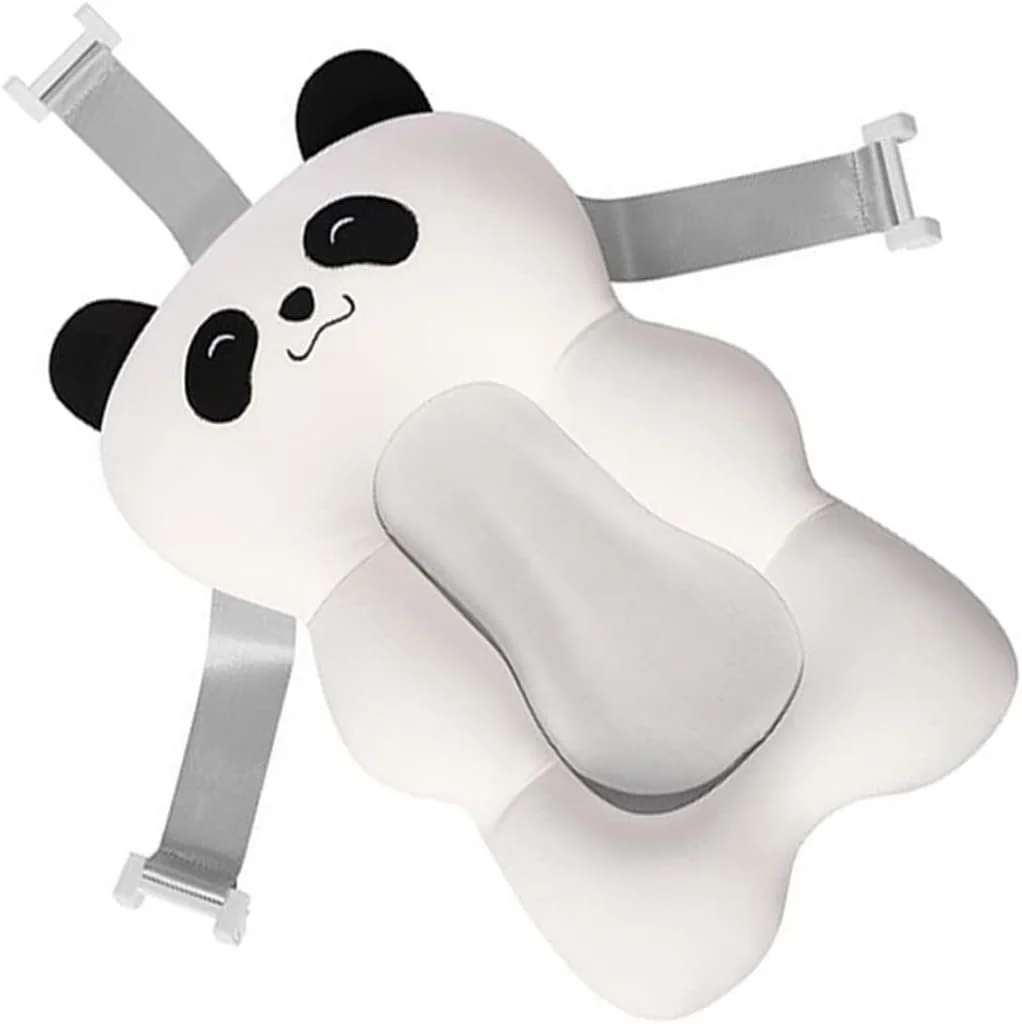 بالش آغوشی نوزاد، تشک پاندا برای حمام، توری حمام، پشتیبانی از وان با پد، مناسب نوزاد تازه متولد شده و کودک نوپا، پشتیبانی ضخیم برای نشستن در حمام، صندلی سفید ضد لغزش قابل تنظیم برای نوزاد بالش آغوشی نوزاد، تشک پاندا برای حمام، توری حمام، پشتیبانی از وان با پد، مناسب نوزاد تازه متولد شده و کودک نوپا، پشتیبانی ضخیم برای نشستن در حمام، صندلی سفید ضد لغزش قابل تنظیم برای نوزاد