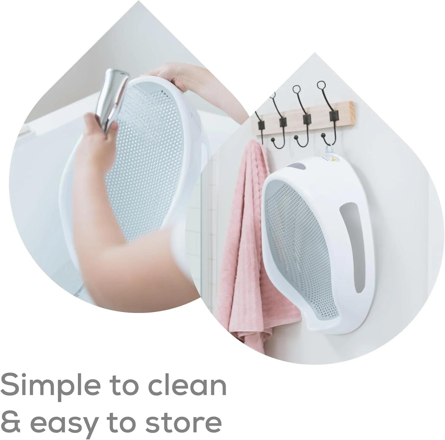 تکیه گاه حمام کودک Angelcare، خاکستری تکیه گاه حمام کودک Angelcare، خاکستری