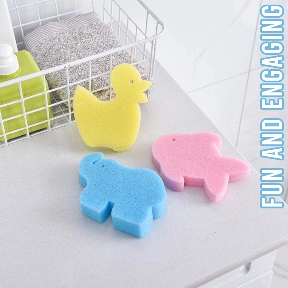 پد اسفنجی حمام کودک ضد لغزش AMERTEER مناسب وان | پد نرم برای حمام نوزاد و کودک نوپا | تشک حمام نرم برای لوازم ضروری حمام | لوازم جانبی حمام کودک - آبی