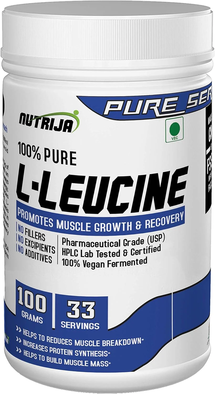 ال-لوسین نوتریجا - 100 گرم، 100% خالص و گرید USP - مکمل حین تمرین ال-لوسین نوتریجا - 100 گرم، 100% خالص و گرید USP - مکمل حین تمرین