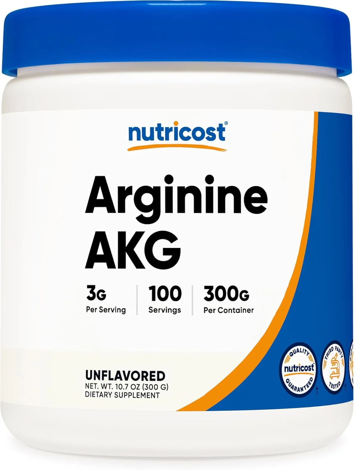 پودر آرژنین آلفا کتوگلوتارات نوتریکاست سلوسین 300 گرمی (AAKG) - 3 گرم در هر وعده و 100 وعده - آرژنین آلفا کتوگلوتارات خالص پودر آرژنین آلفا کتوگلوتارات نوتریکاست سلوسین 300 گرمی (AAKG) - 3 گرم در هر وعده و 100 وعده - آرژنین آلفا کتوگلوتارات خالص