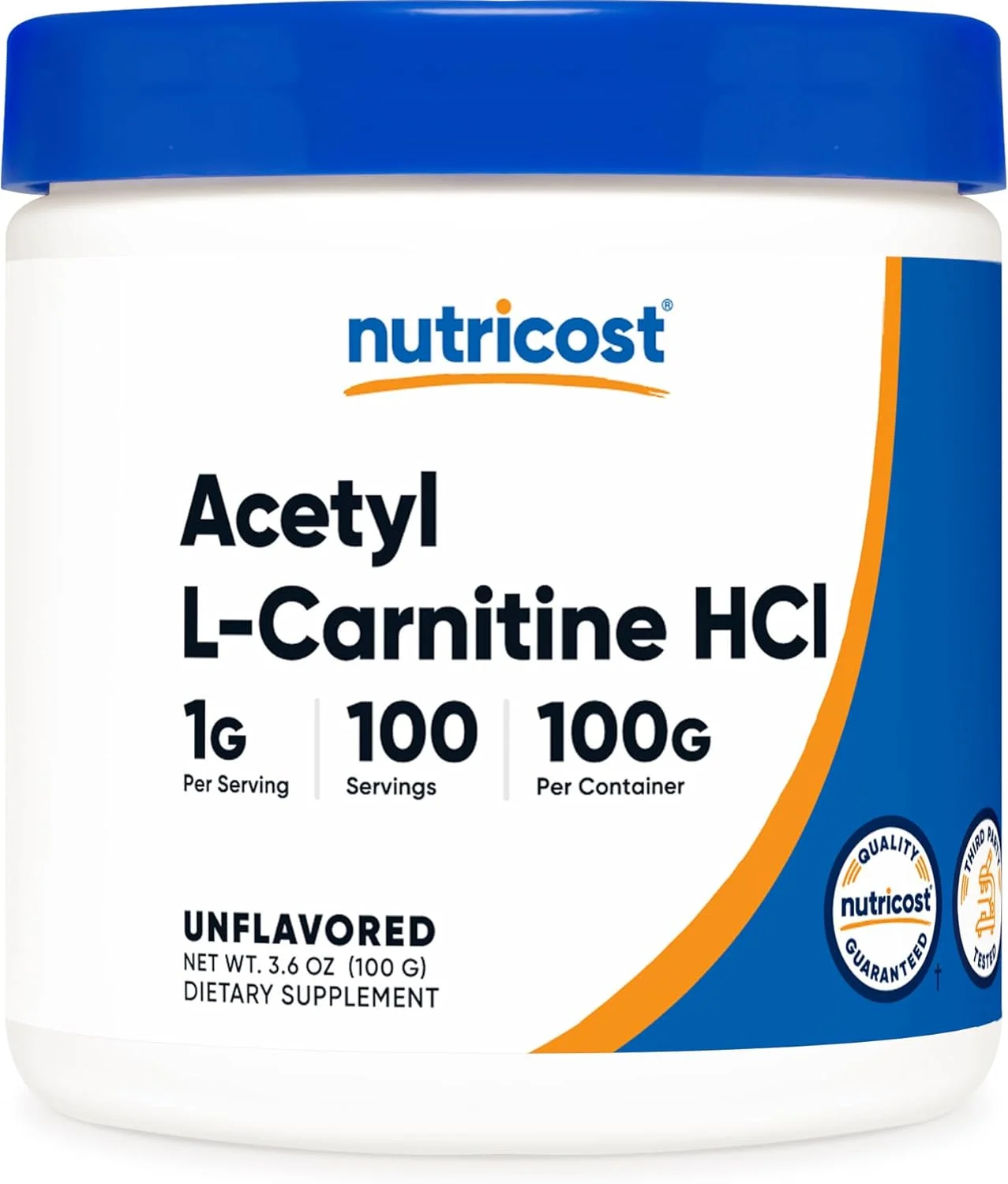 استیل ال-کارنیتین نوتریکوست (ALCAR) 100 گرم - 100 سروینگ - 1000 میلی گرم در هر سروینگ - پودر استیل ال-کارنیتین خالص - تقویت کننده شناختی - افزایش قدرت مغز استیل ال-کارنیتین نوتریکوست (ALCAR) 100 گرم - 100 سروینگ - 1000 میلی گرم در هر سروینگ - پودر استیل ال-کارنیتین خالص - تقویت کننده شناختی - افزایش قدرت مغز