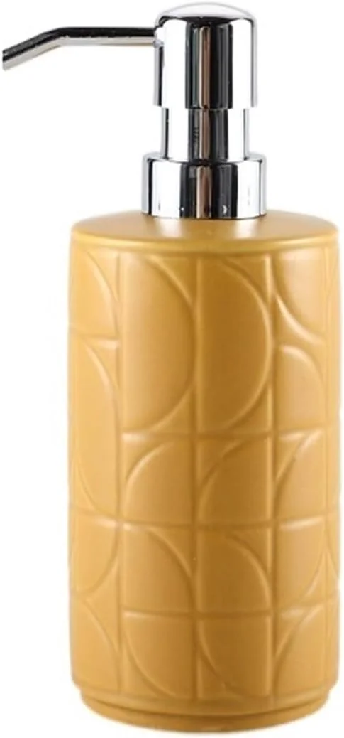 جامایع دستشویی پمپی مناسب حمام، آشپزخانه و اداره، 380 میلی لیتر، جامایع سرامیکی برای لوسیون، شامپو و نرم کننده