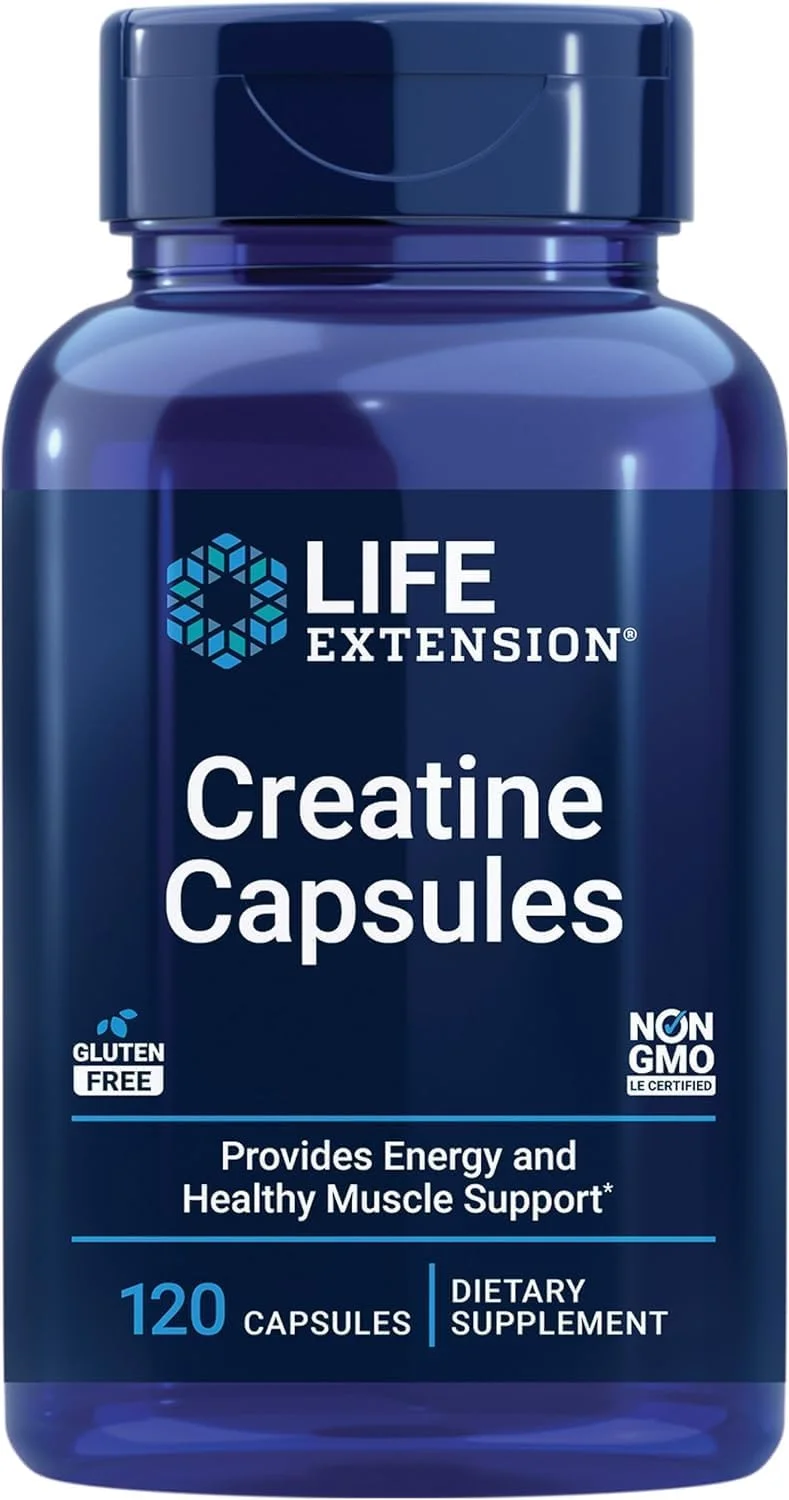 Life Extension Creatine Capsules - 120 Caps