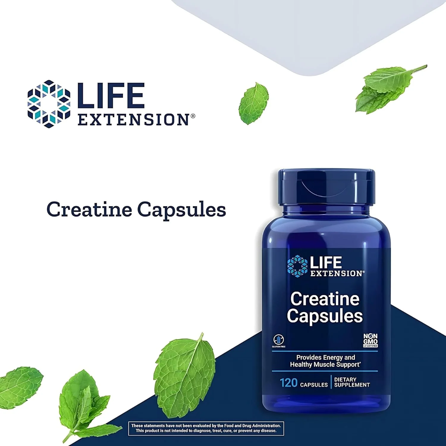 Life Extension Creatine Capsules - 120 Caps Life Extension Creatine Capsules - 120 Caps