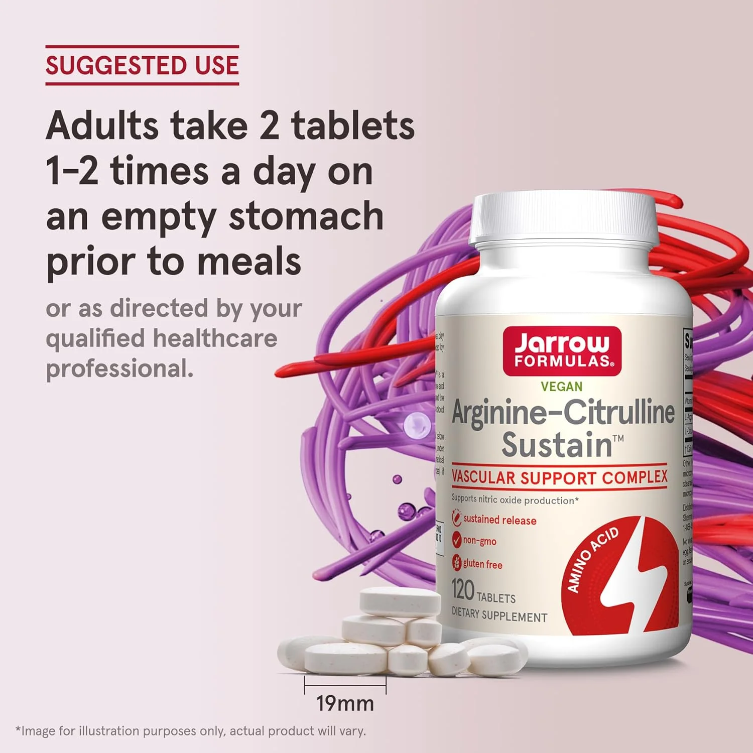 جارو فرمولاز آرژنین-سیترولین س sustained، 120 قرص جارو فرمولاز آرژنین-سیترولین س sustained، 120 قرص