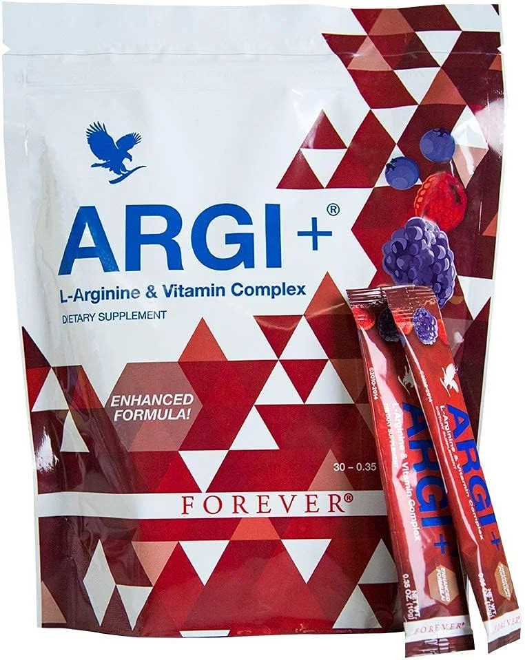 فوراور لیوینگ - فوراور ARGI+ و کمپلکس ویتامین - ال-آرژنین از تولید اکسید نیتریک در بدن پشتیبانی می کند (30 بسته)