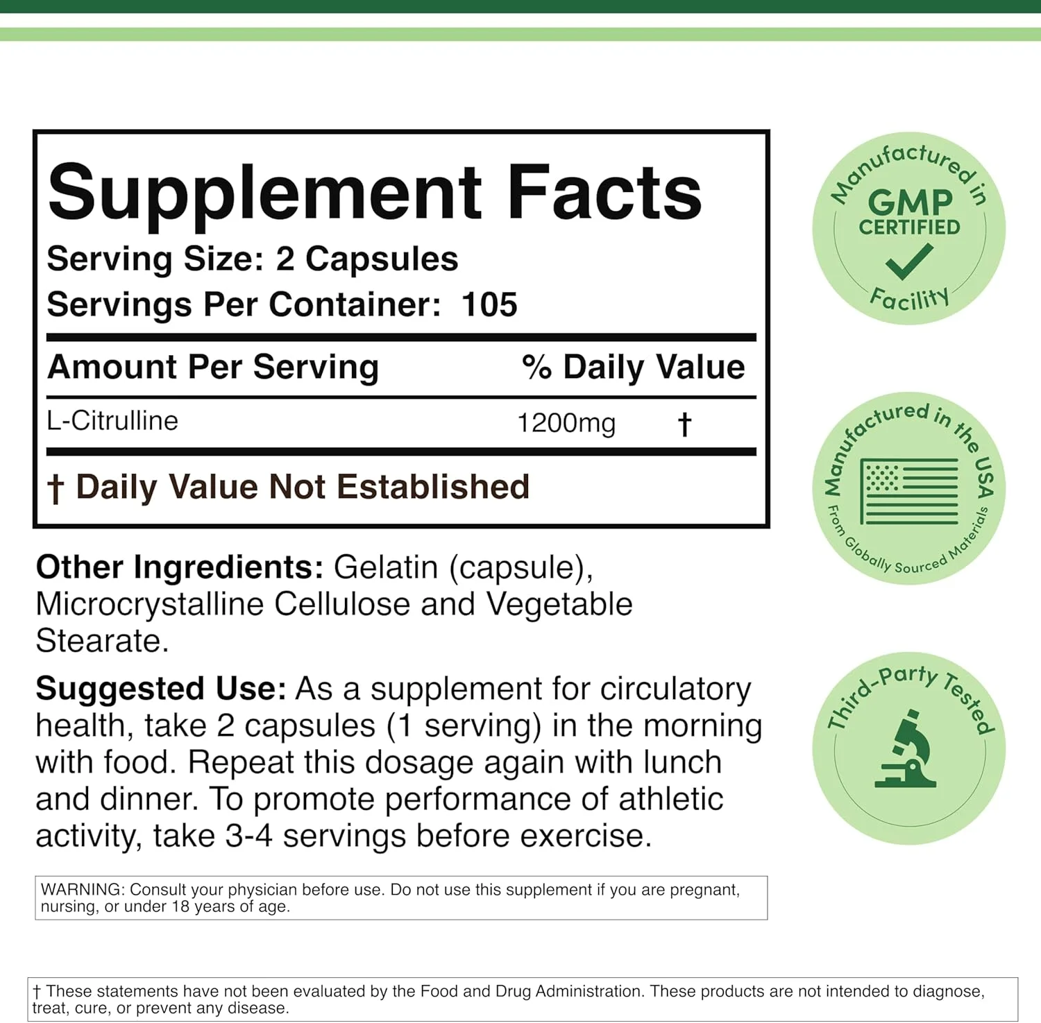 کپسول ال سیترولین دابل وود مکملز، 1200 میلی گرم در هر وعده، 210 عدد (ال-سیترولین سطح ال-آرژنین و نیتریک اکسید را افزایش می دهد) ریکاوری عضلات - بهبود پمپ عضلانی کپسول ال سیترولین دابل وود مکملز، 1200 میلی گرم در هر وعده، 210 عدد (ال-سیترولین سطح ال-آرژنین و نیتریک اکسید را افزایش می دهد) ریکاوری عضلات - بهبود پمپ عضلانی