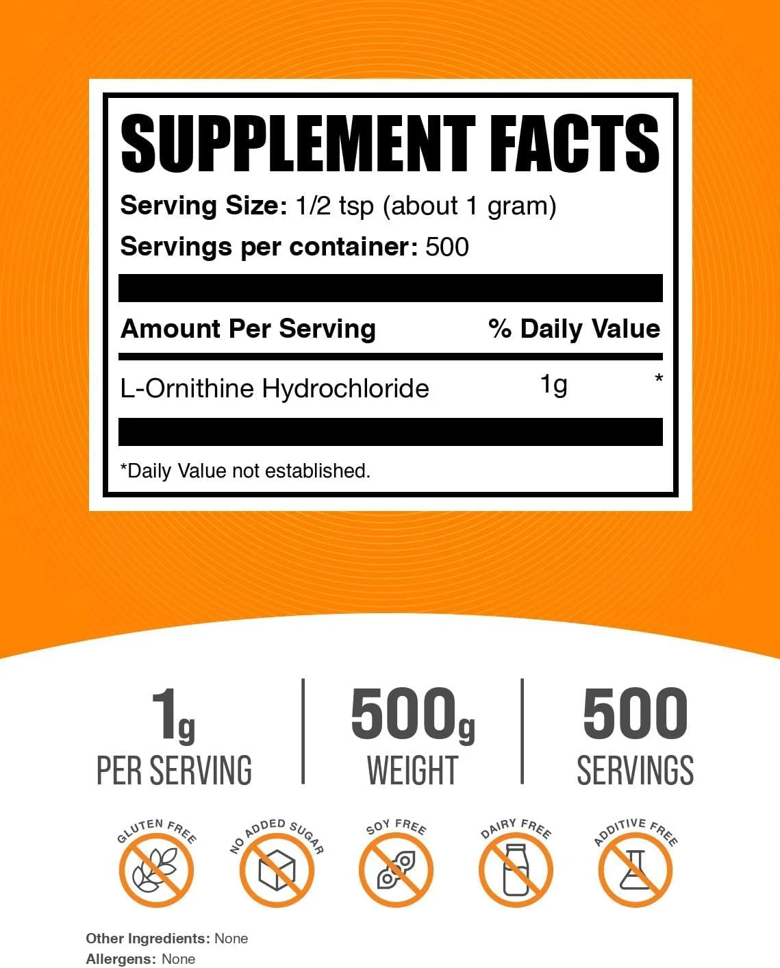 پودر ال-اورنیتین هیدروکلراید BULKSUPPLEMENTS.COM - ال-اورنیتین هیدروکلراید - پودر ال اورنیتین - مکمل اسیدهای آمینه - 1000 میلی گرم اورنیتین هیدروکلراید در هر وعده، 500 وعده (500 گرم - 1.1 پوند) پودر ال-اورنیتین هیدروکلراید BULKSUPPLEMENTS.COM - ال-اورنیتین هیدروکلراید - پودر ال اورنیتین - مکمل اسیدهای آمینه - 1000 میلی گرم اورنیتین هیدروکلراید در هر وعده، 500 وعده (500 گرم - 1.1 پوند)