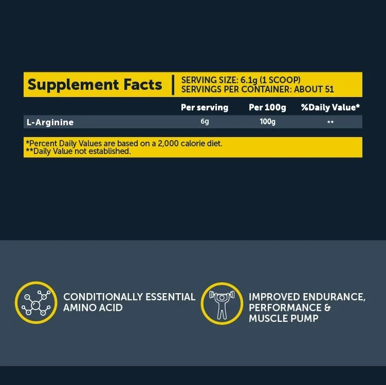 پودر ال-آرژنین بیسیکس بدون طعم 310 گرم پودر ال-آرژنین بیسیکس بدون طعم 310 گرم