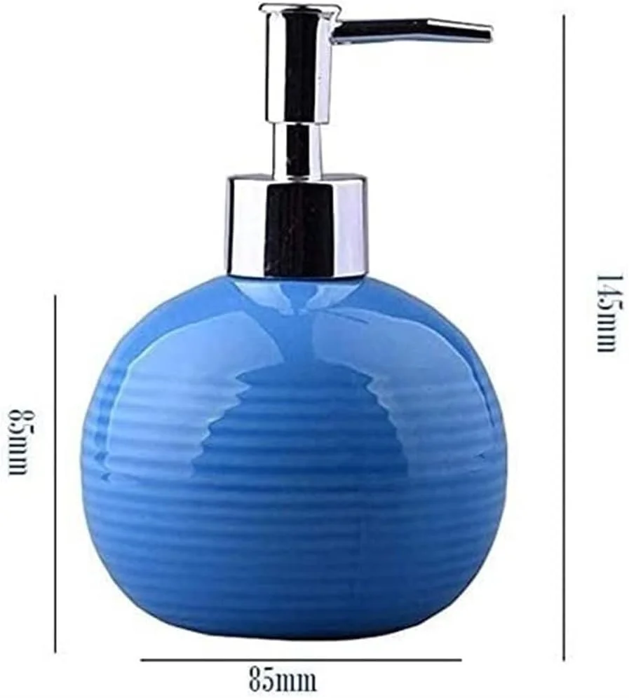 جا مایع دستشویی سرامیکی پمپی، بطری مایع دستشویی، بطری لوسیون، مناسب حمام و دستشویی