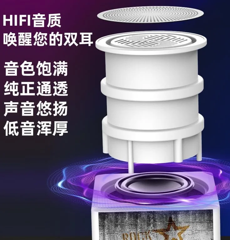 اسپیکر هوشمند مکعبی با هوش مصنوعی، امکان سفارشی سازی تصاویر روی بدنه