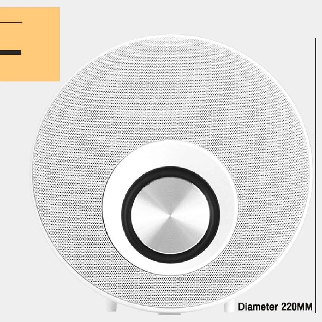 اسپیکر بلوتوثی قابل حمل HANEFRE، مگافون ستونی قدرتمند، جعبه صدای باس هوشمند، گیرنده استریو بی سیم برای خانه (مشکی)