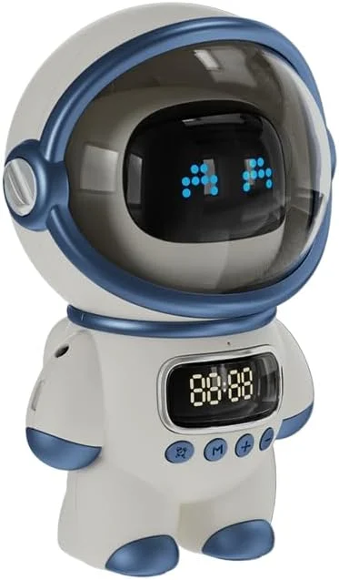 اسپیکر هوشمند فضانورد بی سیم بلوتوثی - اسپیکر بلوتوثی چند منظوره ربات فضایی بی سیم با ساب ووفر، چراغ های LED، صدای بهبود یافته و طراحی قابل حمل برای کودکان اسپیکر هوشمند فضانورد بی سیم بلوتوثی - اسپیکر بلوتوثی چند منظوره ربات فضایی بی سیم با ساب ووفر، چراغ های LED، صدای بهبود یافته و طراحی قابل حمل برای کودکان