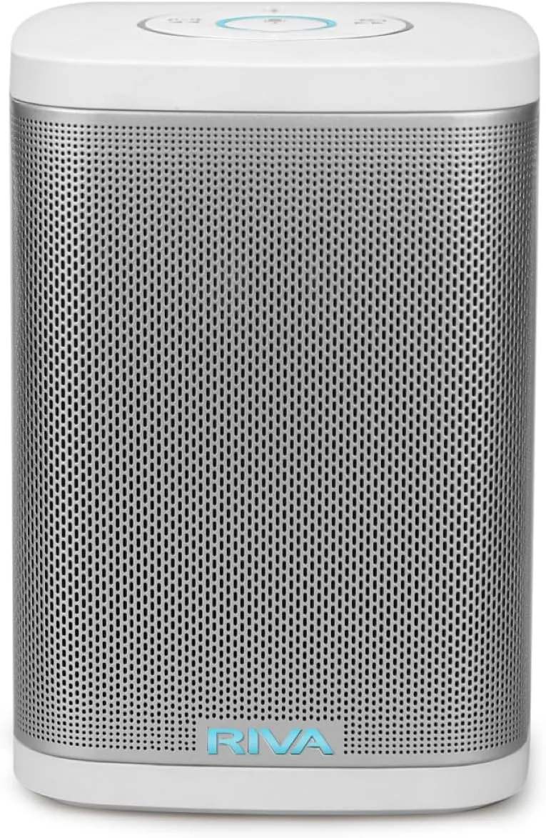 اسپیکر هوشمند وایرلس Hi-Fi ارتقا یافته RIVA Concert با کنترل صوتی الکسا، 6 درایور، 50 وات، سیستم موسیقی چند اتاقه، پشتیبانی از Airplay 2، Chromecast، پخش Spotify، Wi-Fi، بلوتوث (سفید) اسپیکر هوشمند وایرلس Hi-Fi ارتقا یافته RIVA Concert با کنترل صوتی الکسا، 6 درایور، 50 وات، سیستم موسیقی چند اتاقه، پشتیبانی از Airplay 2، Chromecast، پخش Spotify، Wi-Fi، بلوتوث (سفید)