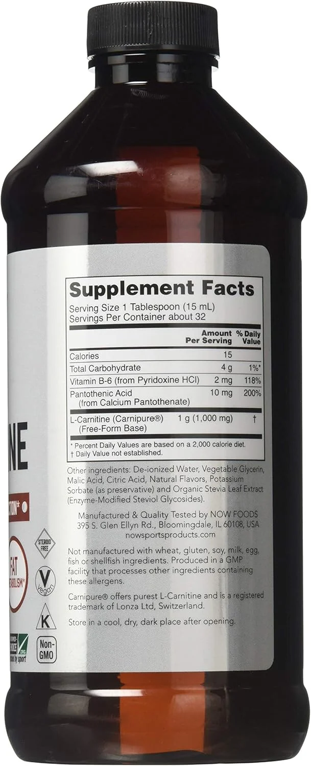 ال-کارنیتین مایع با طعم پانچ استوایی ناو فودز اسپورتس - 1000 میلی گرم - 473 میلی لیتر ال-کارنیتین مایع با طعم پانچ استوایی ناو فودز اسپورتس - 1000 میلی گرم - 473 میلی لیتر