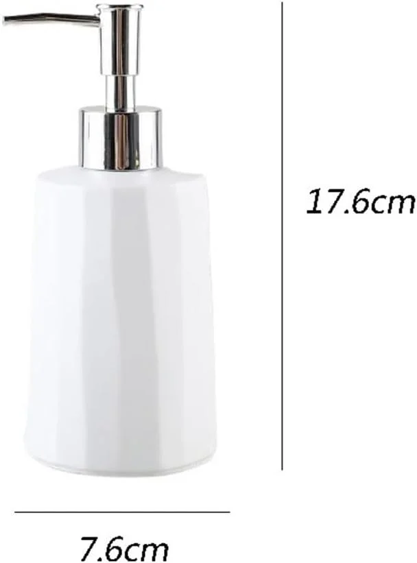 جا مایع دستشویی حمام، شامپو، بطری ساده برای لوسیون، جا مایع دستشویی، بطری سرامیکی فشاری مایع دستشویی