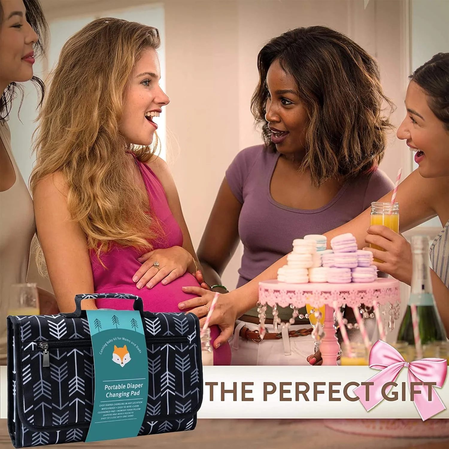 زیرانداز تعویض پوشک قابل حمل کودک UHOOME، کیف پوشک، ایستگاه زیرانداز مسافرتی، زیرانداز تعویض کودک تاشو ضد آب، زیرانداز تعویض سبک وزن برای کودک - تعویض کننده کودک، هدیه حمام برای پسران و دختران زیرانداز تعویض پوشک قابل حمل کودک UHOOME، کیف پوشک، ایستگاه زیرانداز مسافرتی، زیرانداز تعویض کودک تاشو ضد آب، زیرانداز تعویض سبک وزن برای کودک - تعویض کننده کودک، هدیه حمام برای پسران و دختران