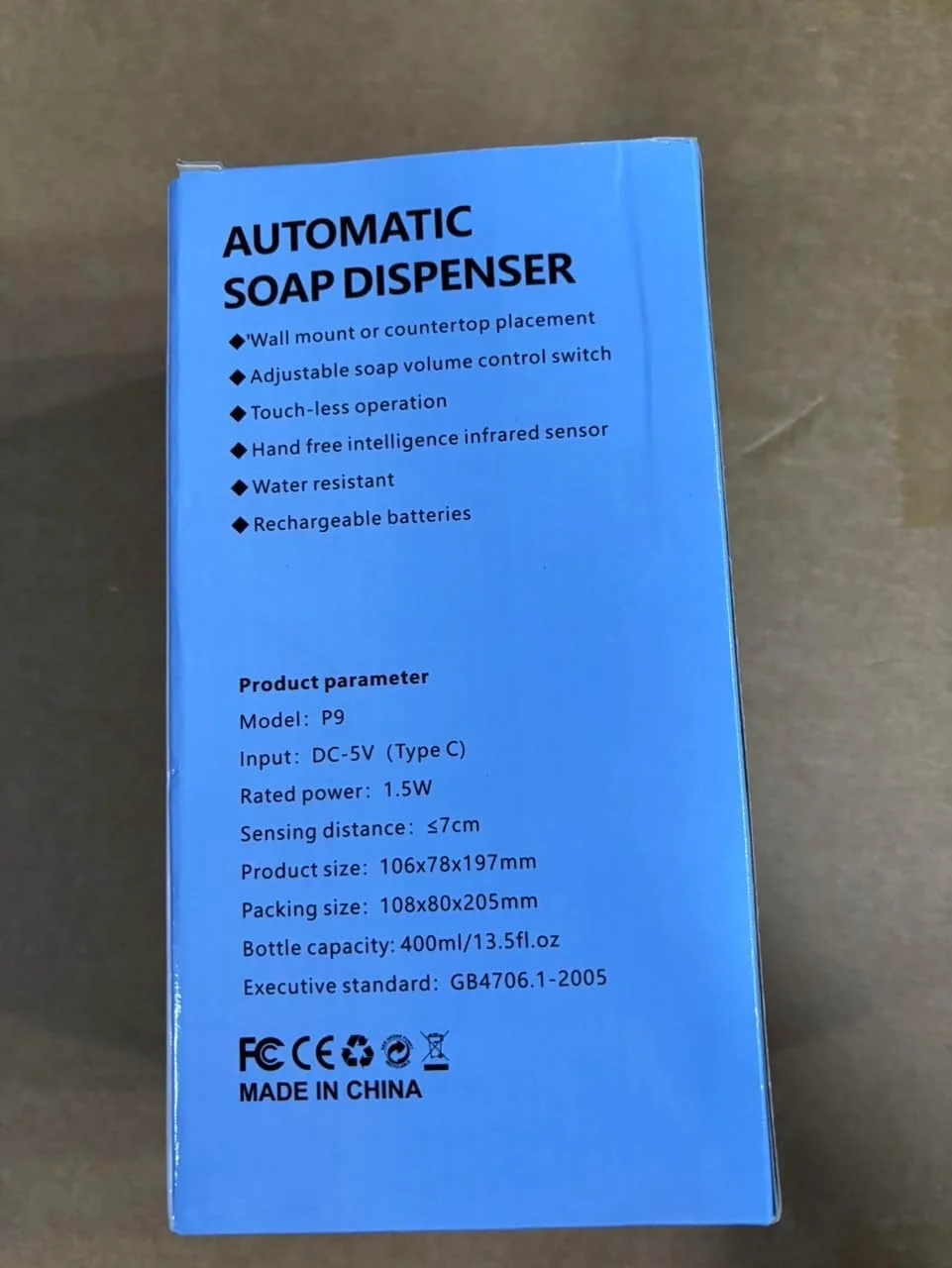 مایع دستشویی اتوماتیک Amyzavls، 1500 میلی آمپر ساعت، نصب دیواری برقی، بدون تماس، 420 میلی لیتر، مایع دستشویی اتوماتیک با سنسور، مایع دستشویی فوم قابل شارژ USB برای حمام، آشپزخانه، اداره