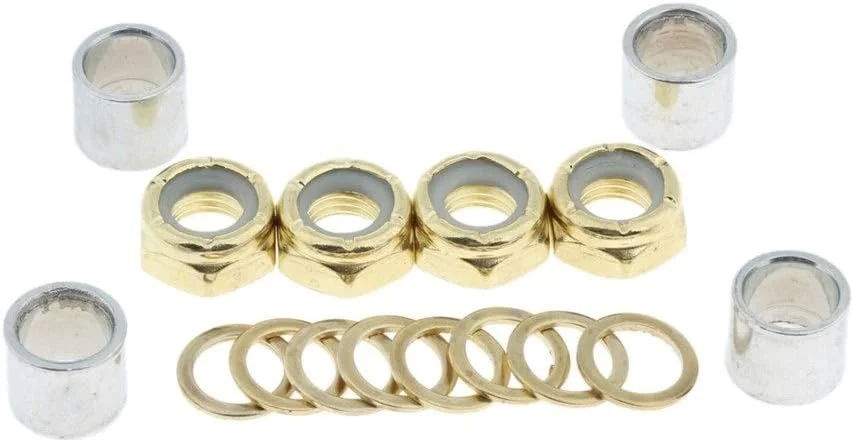 KHHFFUH لوازم جانبی موج سواری 1 ست کیت سرعت اسکیت برد لانگ برد شامل واشر، مهره و اسپیسر