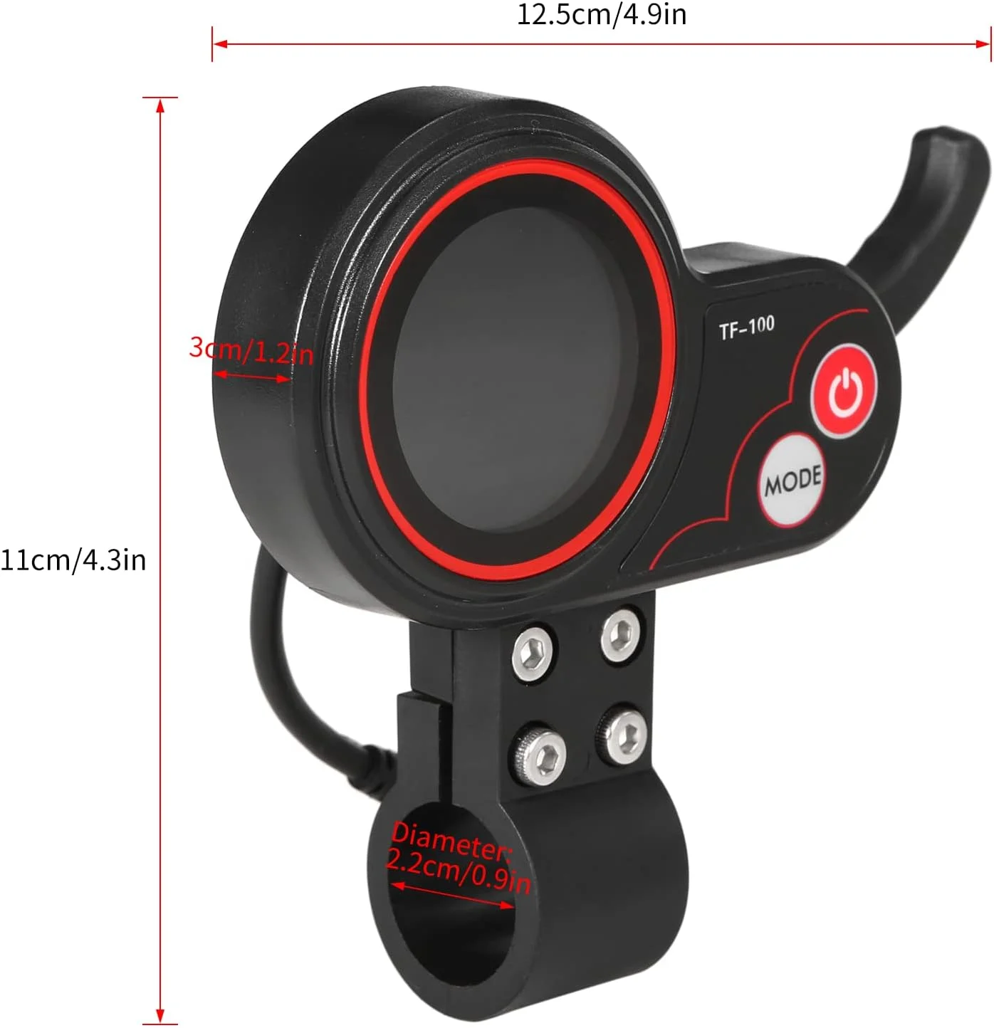 نمایشگر ابزار اسکوتر برقی، داشبورد اسکوتر برقی برای اسکوتر برقی Kugoo M4، لوازم یدکی، لوازم جانبی اسکیت بورد